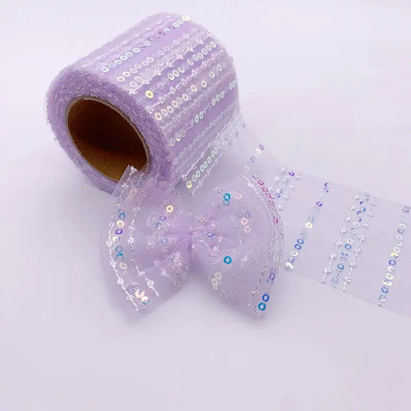 Gift Wrapping Ribbon Embroidered Bowknot Ribbon Hair Bow Supplies 10 Yards Ribbon For Hair Accessories Gift Wrapping Event