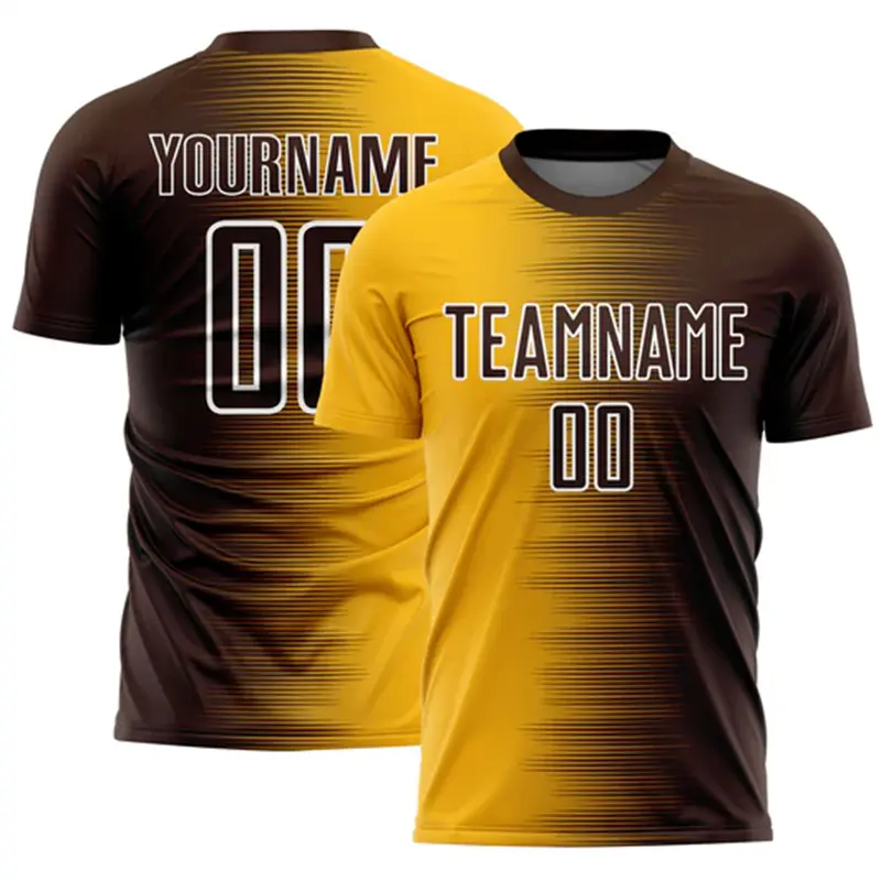 Gradient Stripes Football Jersey T-shirt Men Clothes Customize Team Name Loose T Shirts 3D Print Graffiti Fashion Trend Tee Top