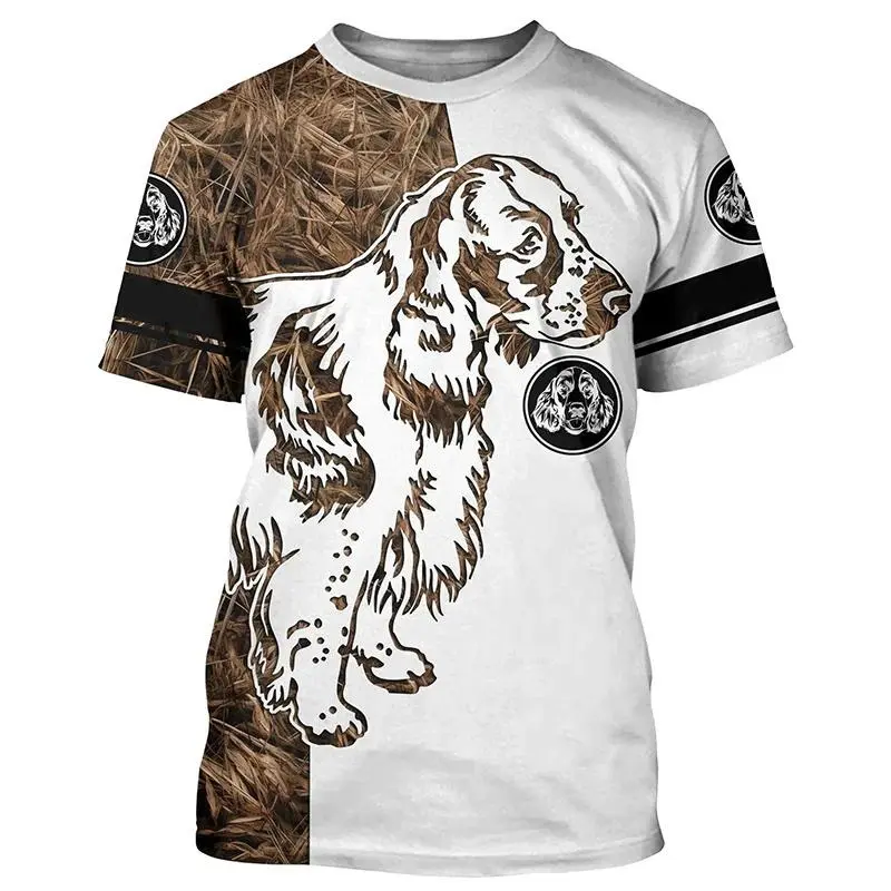 Outdoor Hunting Camo 3d Print T-shirt For Men 2024 Summer Fashion Casual Short Sleeves Tee Shirt Animal Pattern Tees Top Clothes