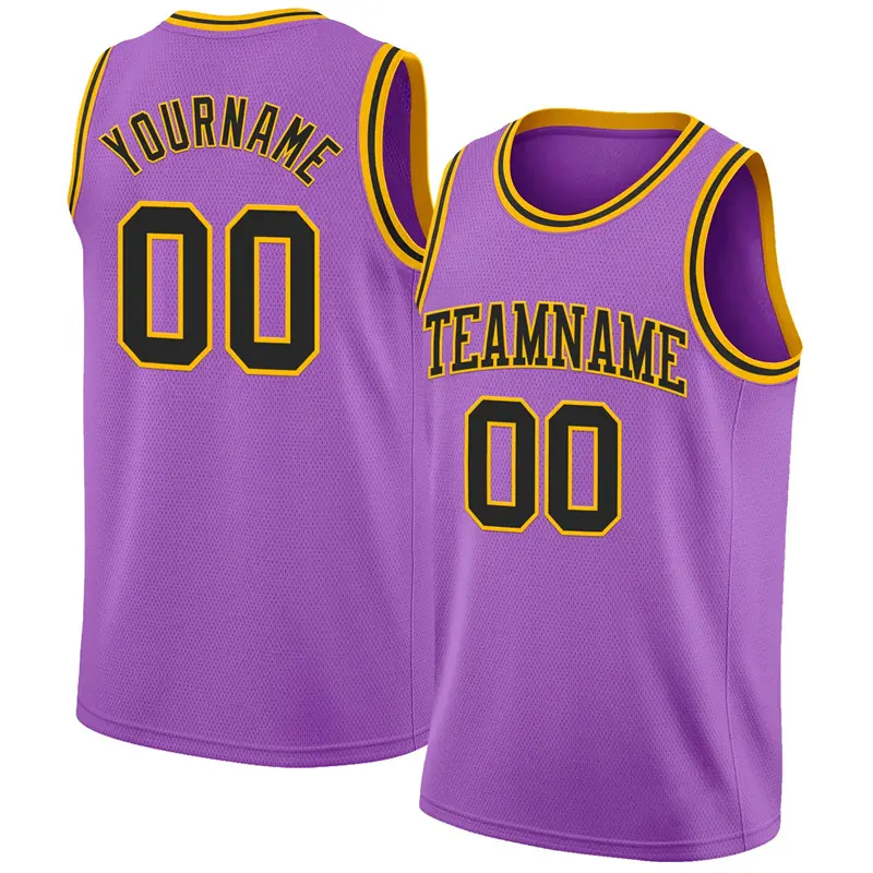 Purple Themed Basketball Vest Men Women O-neck Breathable Customized Name Number Sleeveless T-shirt Summer Fashion Gym Fitness