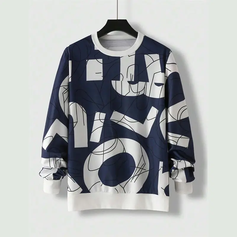 Streetwear Y2k Letter Print Sweatshirt Men Harajuku Street Pullover Hoodie Personality Graffiti Graphic 2025 Spring Sweatshirt