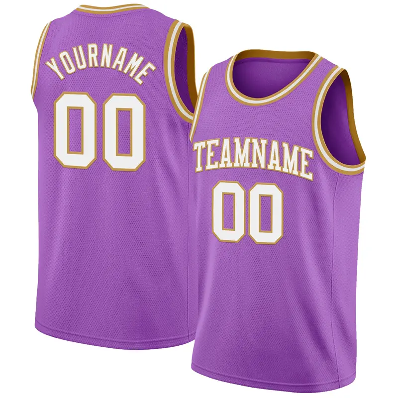 Purple Themed Basketball Vest Men Women O-neck Breathable Customized Name Number Sleeveless T-shirt Summer Fashion Gym Fitness