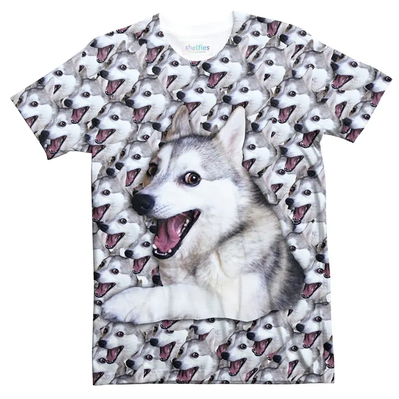Cat Hamburger Funny T-shirt For Men's Clothing Round Neck Short Sleeve Children Ugshirts Personality Dog Design Tee Top
