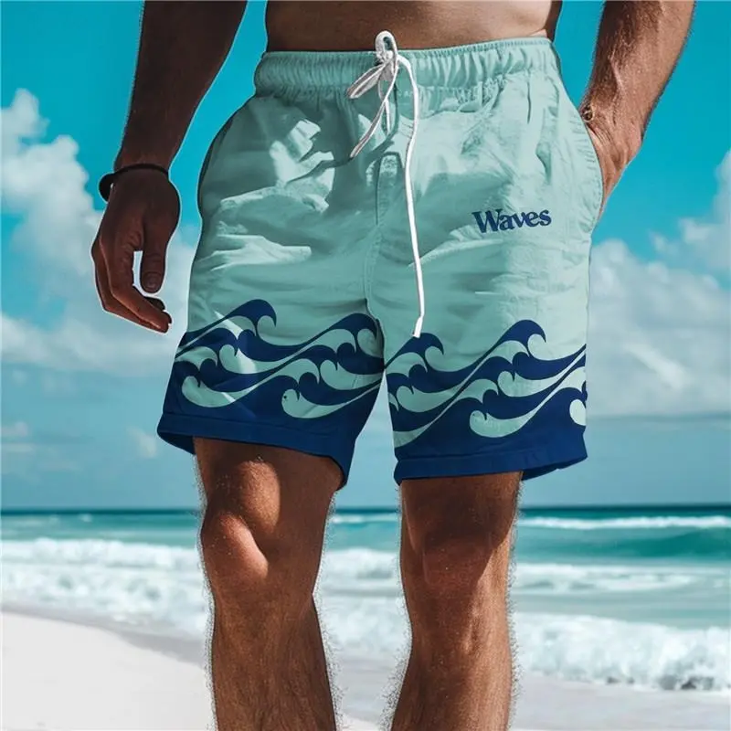 Seaside Surfing Men Beach Short Clothing Comfortable Beach Board Shorts Outdoor Casual Summer Daily Classic Fashion Pants