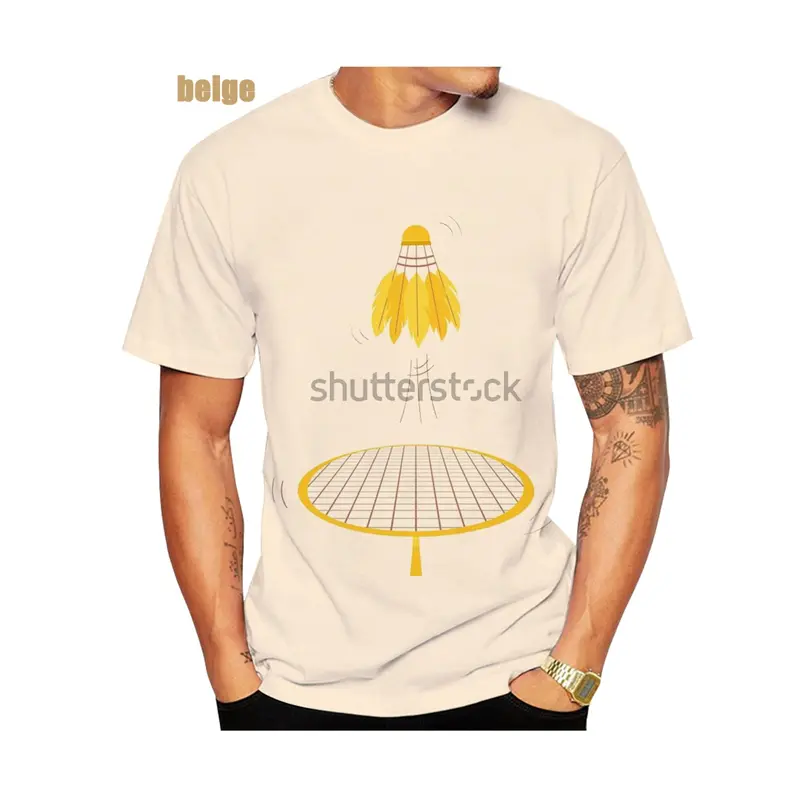 Casual Badminton Sports T Shirt Men's Cartoon Cool Graphic Short Sleeve T Shirts 3d Print Daily Casual Fashion Activity Tee Tops