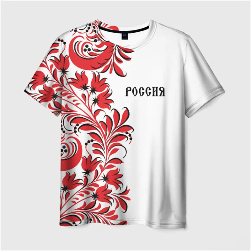 Russia Stavropol 3d Printed T-shirt Men's Streetwear Fashion Short Sleeve T Shirts National Emblem Pattern 2024 Casual Tee Top