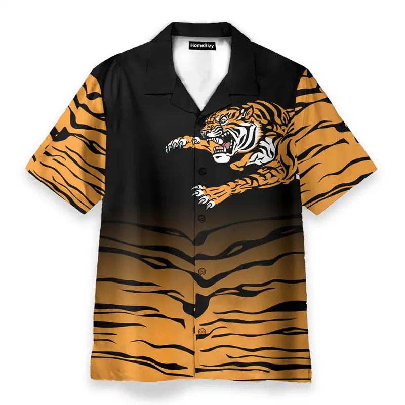 Farm Animals Dairy Cow Print Leisure Shirts For Men Cute Black White Panda Penguin Lapel Button Shirts Summer Fashion Asian Size