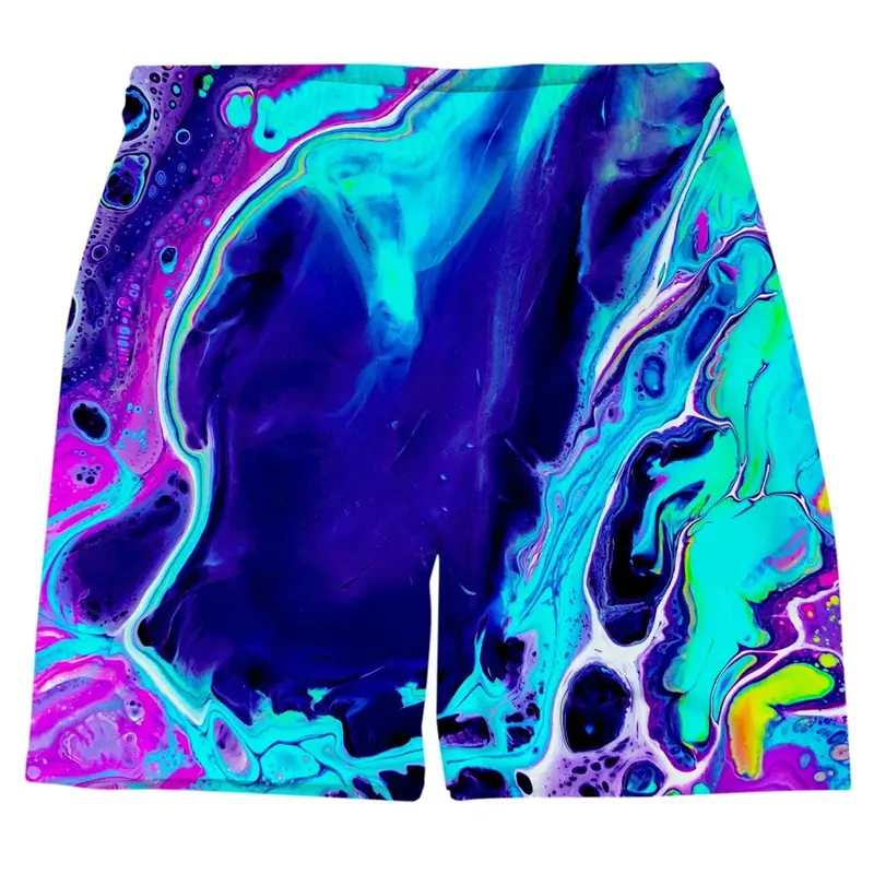 Street Painting Graffiti Shorts For Men 3d Print Personality Pattern Oversized Short Pants Many Colors Quick Dry Short Trousers