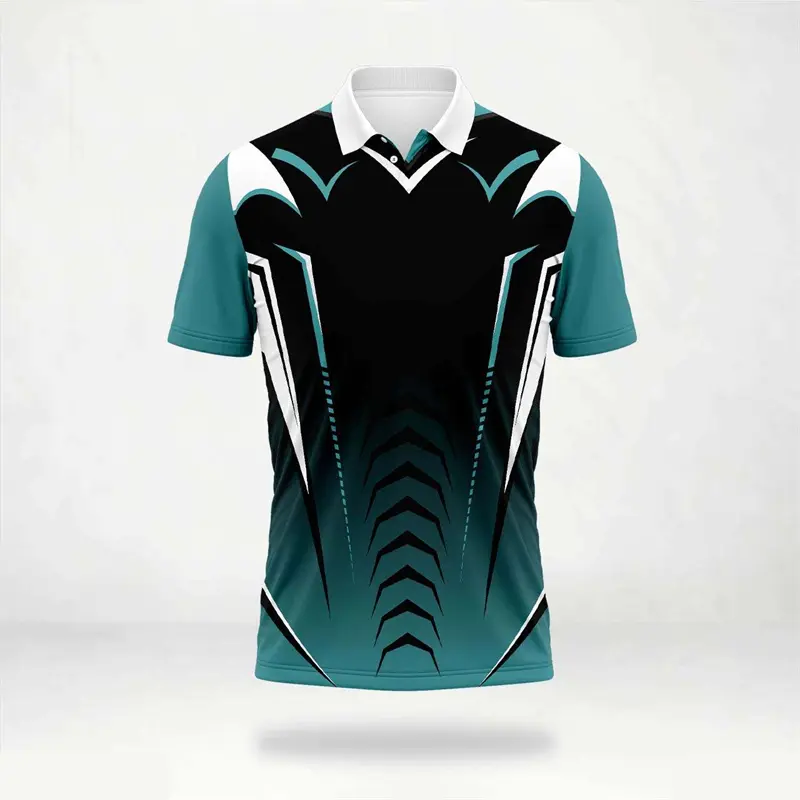 Graphic Print Design Team Polo Shirt For Men Sport Badminton Loose Breathable Lapel Golf Polos Summer Casual Quick Dry Tee