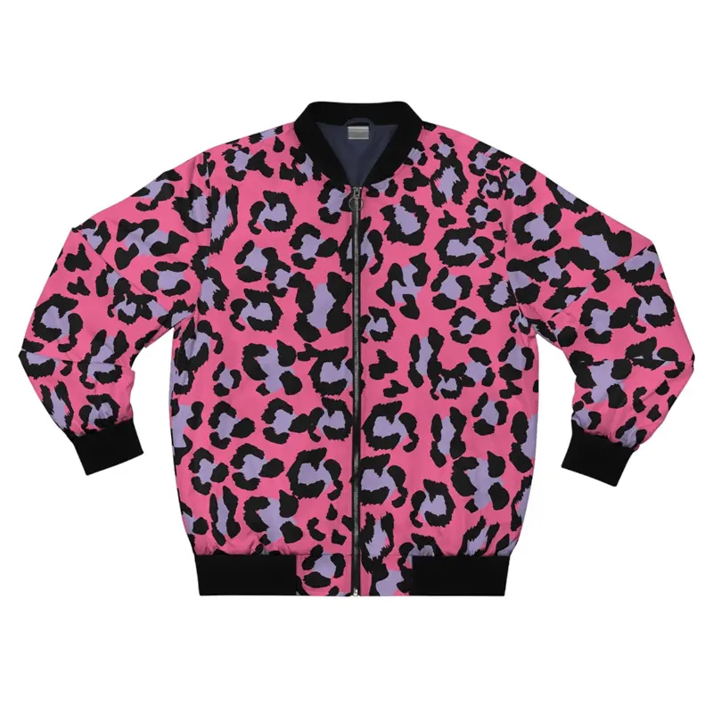 Various Leopard Prints Jacket Men's Clothing 3D Printing Animal Cosplay Jackets Hip Hop Streetwear Fashion Trend Bomber Jacket