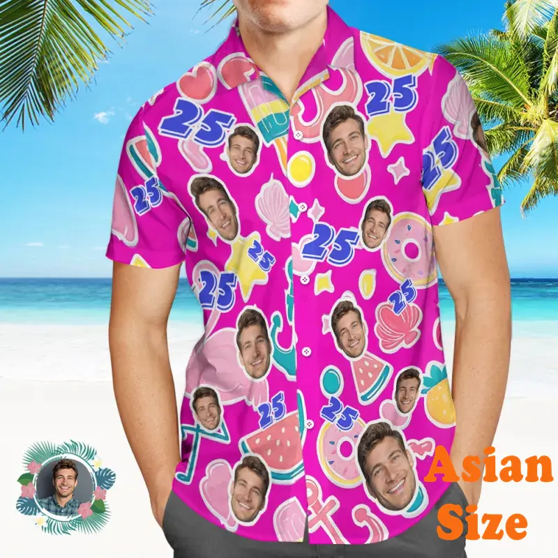 Face Customized Humour Shirts Men Women Party Hip Hop Funny Short Sleeve Shirts Number Custom Birthday Party Fashion Blouse Top