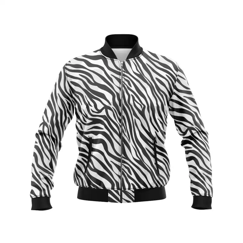 Various Leopard Prints Jacket Men's Clothing 3D Printing Animal Cosplay Jackets Hip Hop Streetwear Fashion Trend Bomber Jacket