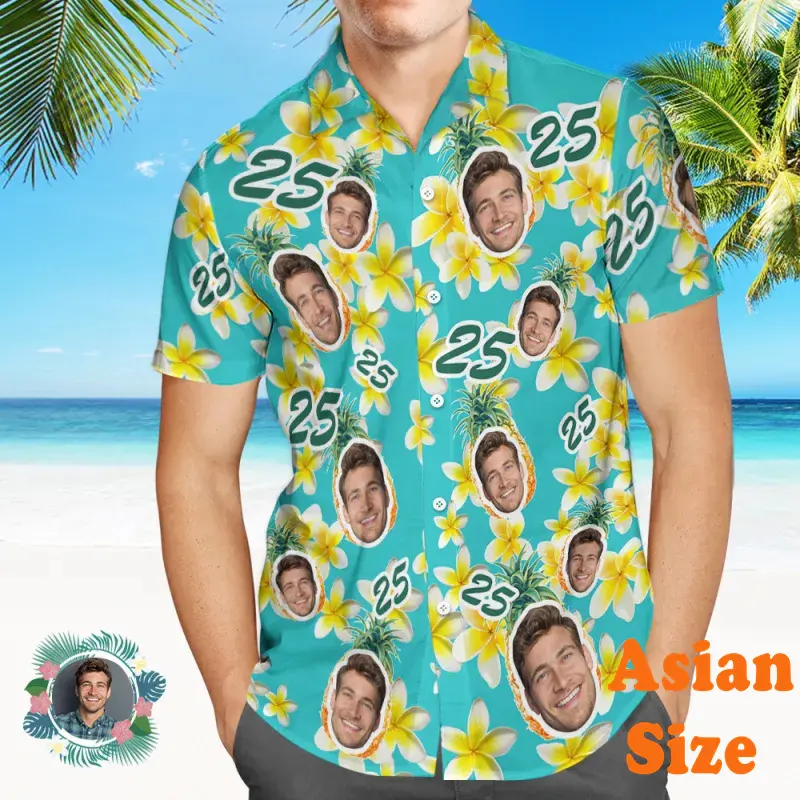 Face Customized Humour Shirts Men Women Party Hip Hop Funny Short Sleeve Shirts Number Custom Birthday Party Fashion Blouse Top