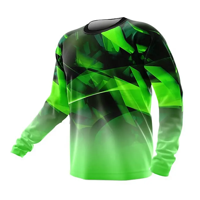 Men's Daily Sports T-shirts Outdoor Running Fitness Breathable Long Sleeve T Shirts 3D Print Simple Tees Top Autumn Clothing