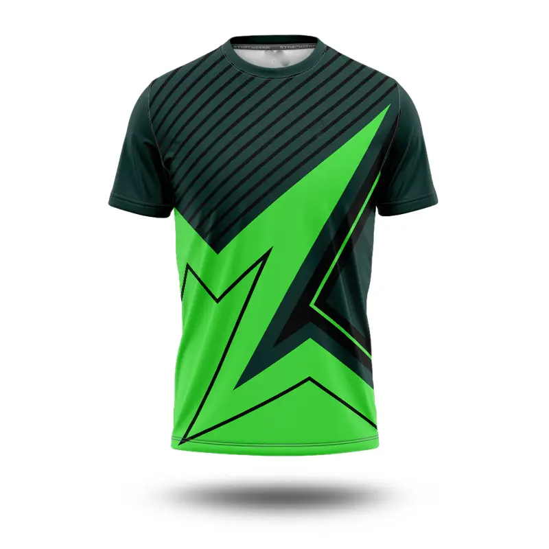 Artistic Geometric Pattern Football Jersey T-shirt Men's  Clothes Short Sleeve T Shirts Daily Gym Fitness Breathable Tee Top