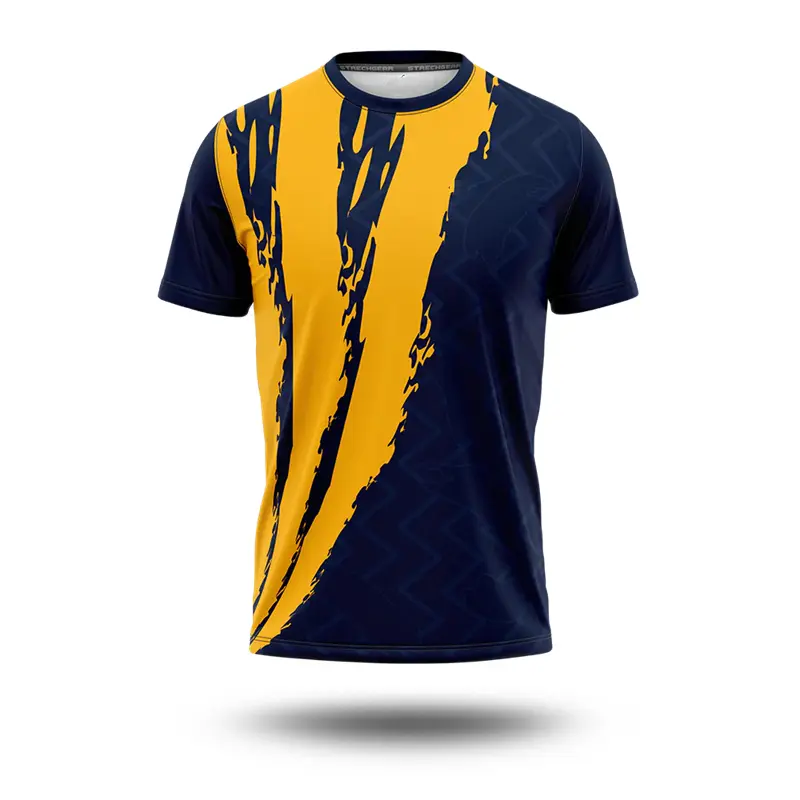 Artistic Geometric Pattern Football Jersey T-shirt Men's  Clothes Short Sleeve T Shirts Daily Gym Fitness Breathable Tee Top