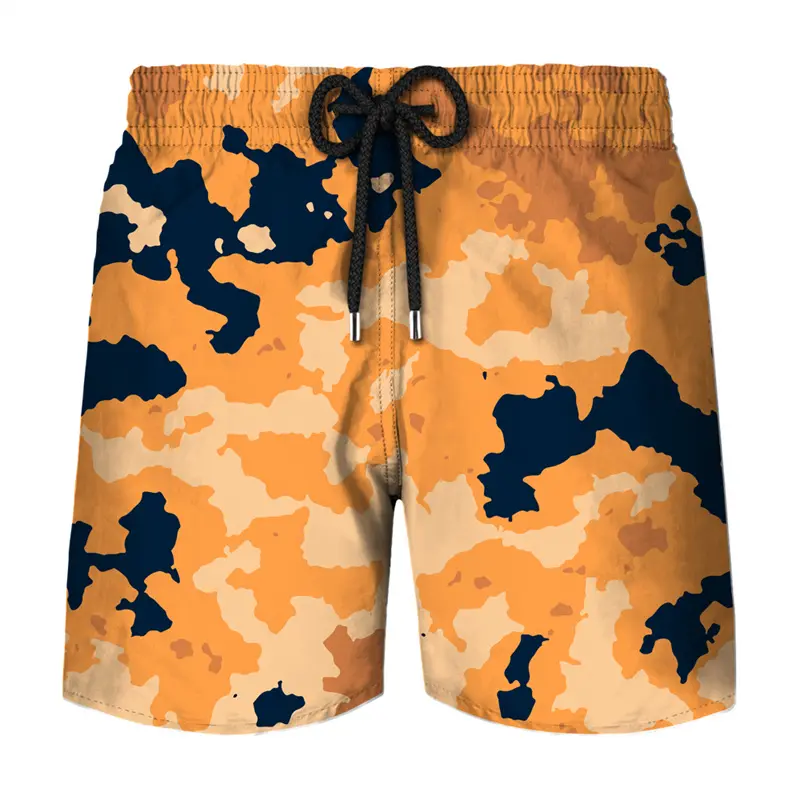 Tree Leaf Camouflage 3d Printed Shorts For Men Casual Sports Breathable Short Pant Summer Fashion Trend Clothes Shorts Trousers