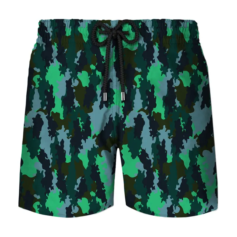 Tree Leaf Camouflage 3d Printed Shorts For Men Casual Sports Breathable Short Pant Summer Fashion Trend Clothes Shorts Trousers