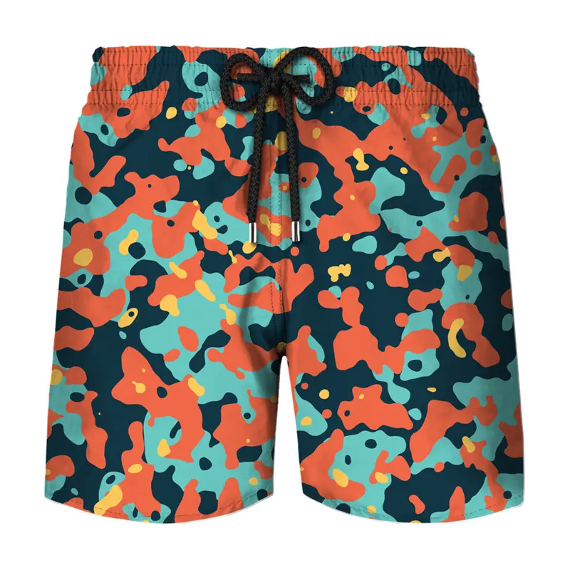 Tree Leaf Camouflage 3d Printed Shorts For Men Casual Sports Breathable Short Pant Summer Fashion Trend Clothes Shorts Trousers