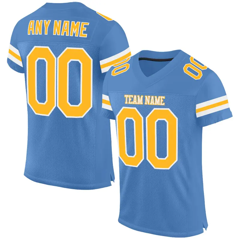 Blue Themed Rugby Uniform Custom Name Number 2025 Fashion Trend V-neck Tee Outdoor Sports Men Kids Clothing Street Popular Top