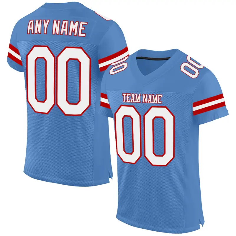 Blue Themed Rugby Uniform Custom Name Number 2025 Fashion Trend V-neck Tee Outdoor Sports Men Kids Clothing Street Popular Top