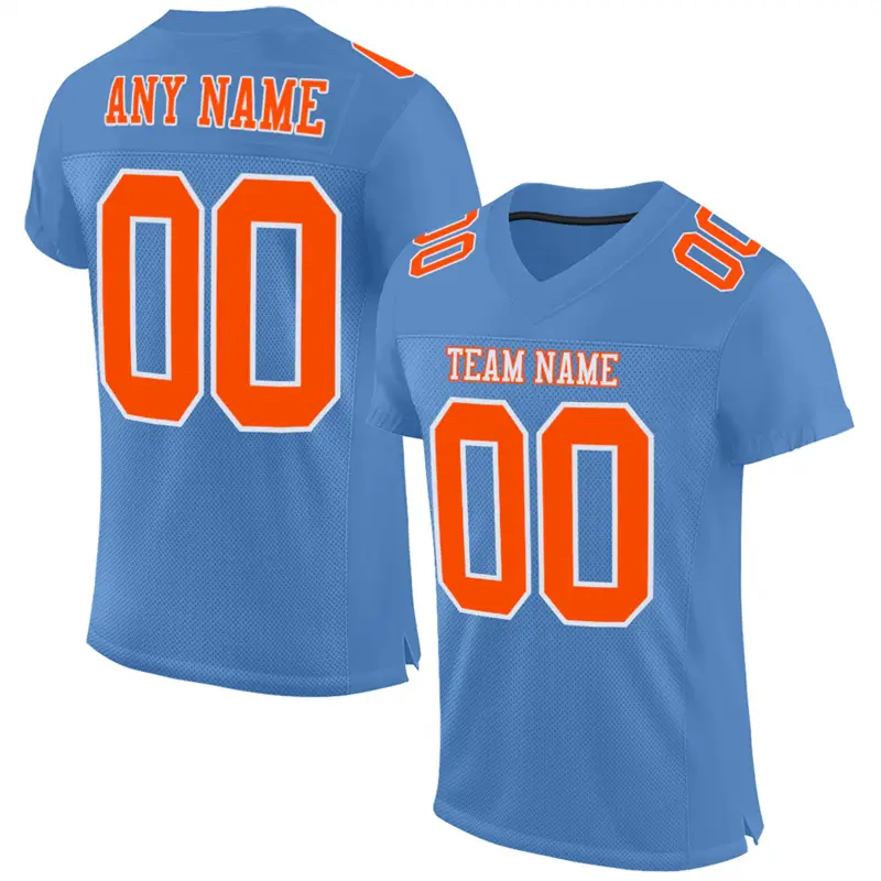 Blue Themed Rugby Uniform Custom Name Number 2025 Fashion Trend V-neck Tee Outdoor Sports Men Kids Clothing Street Popular Top
