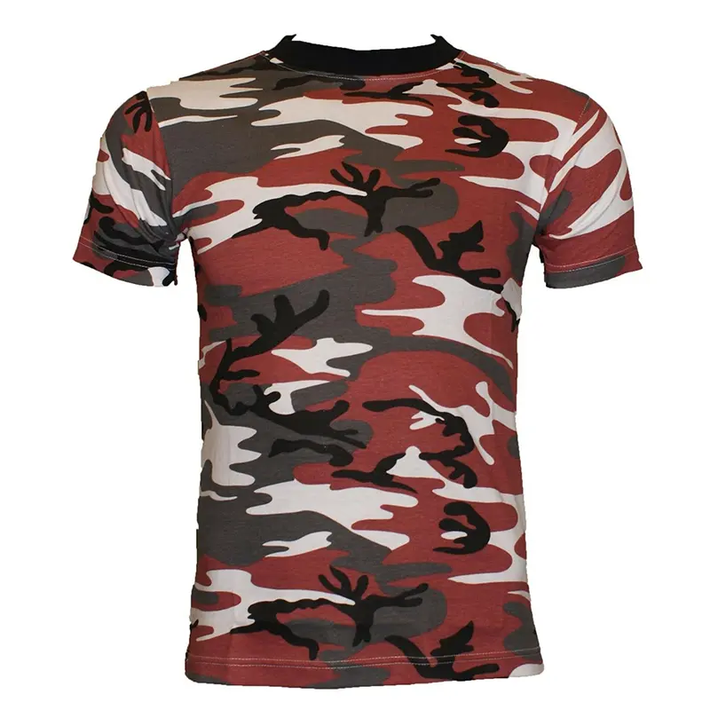 Colorful Camouflage 3d Printed T-shirt For Men Sports Leisure Outdoor Tee Shirts Fashion Pattern Round Neck Pullover T Shirts