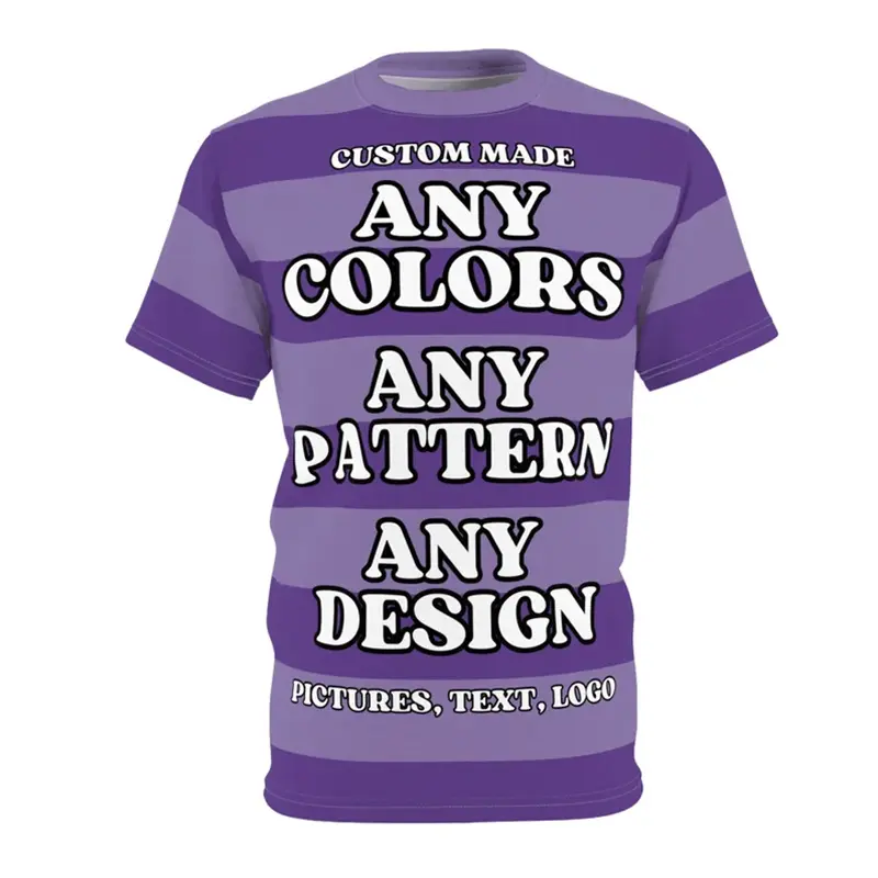 3D Full Print Customized T-shirt Men Women DIY Personality Photo Design Short Sleeve T Shirts Summer Street Y2K Fashion Tees Top