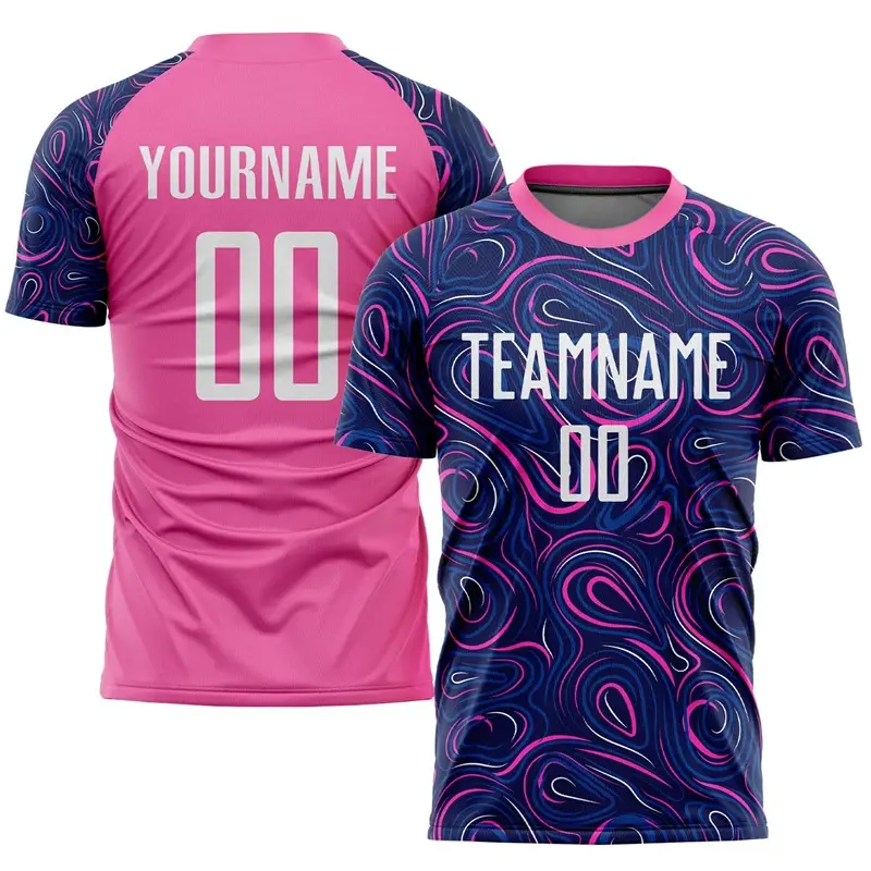 Football Team Uniform T-shirt Men Clothing Personality Customize Name Sport T Shirts Colors Print Graffiti Summer Diy Number Tee