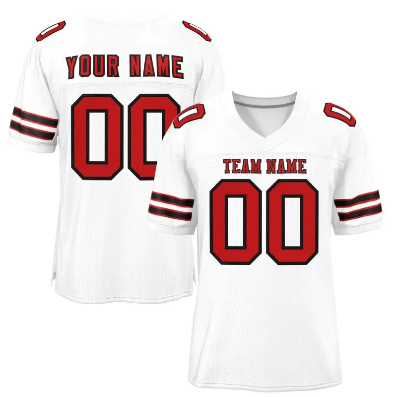 Custom Name White Jersey T-shirt Men Clothing Short Sleeve V Neck Sports Funny T Shirts Breathable 3D Print Customized Tee Shirt