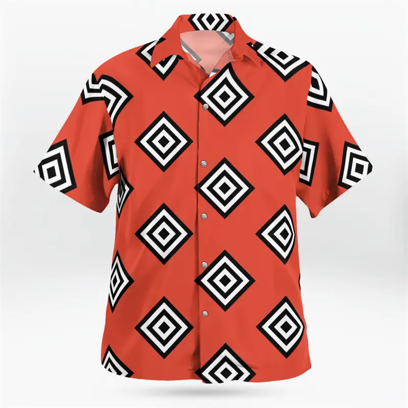 Hawaii Holiday Outdoor Men's Shirt Clothing Fashion Casual Short Sleeve Lapel Shirts 3d Printing Sunflower Coconut Tree Blouse