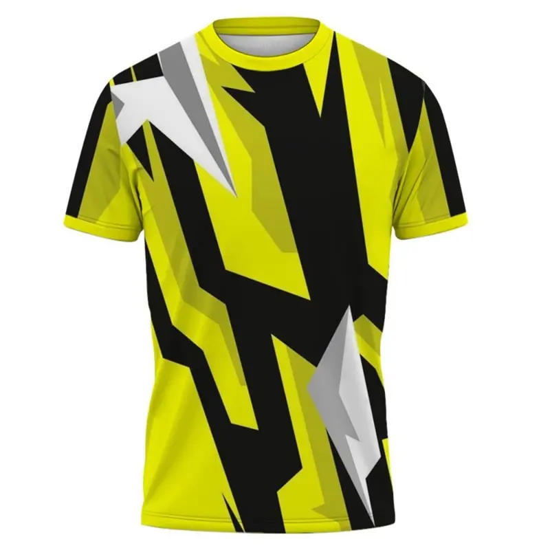 Outdoor Running Breathable T-shirt Men Women 3D Print Graffiti Pattern Short Sleeve Round Neck T Shirts Summer Gym Fitness Top
