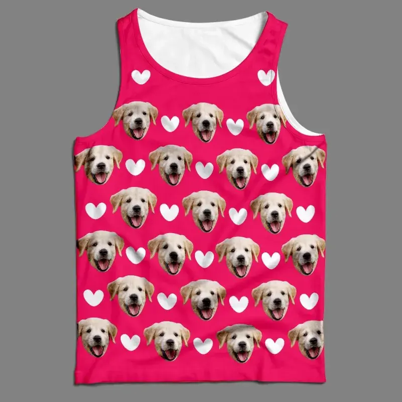 Funny Custom Your Face Men Women Tank Top Hip Hop Personality Humour Basketball Vest Summer Personality Fashion Sleeveless Shirt