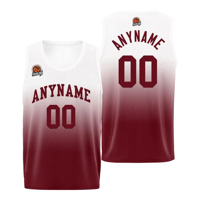 Summer Fashion Casual Custom Name Men Basketball Vest Street Personality Gradient 3D Print Fashion Hip Hop Sport Tank Top