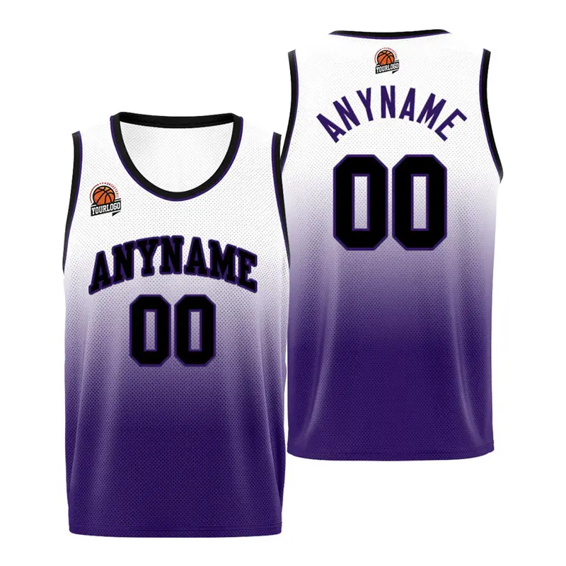 Summer Fashion Casual Custom Name Men Basketball Vest Street Personality Gradient 3D Print Fashion Hip Hop Sport Tank Top