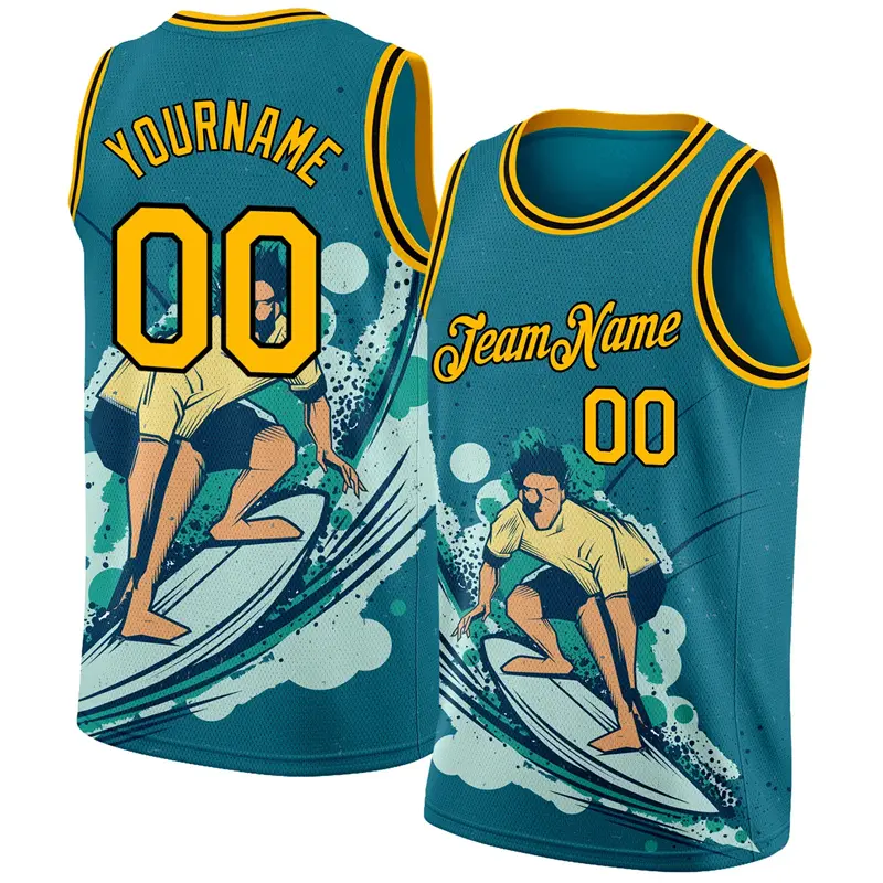 Sea Surfing Cute 3D Print Vest For Men Personality Custom Number Name Hawaiian Vacation Style Sleeveless Tee Summer Trend Novel