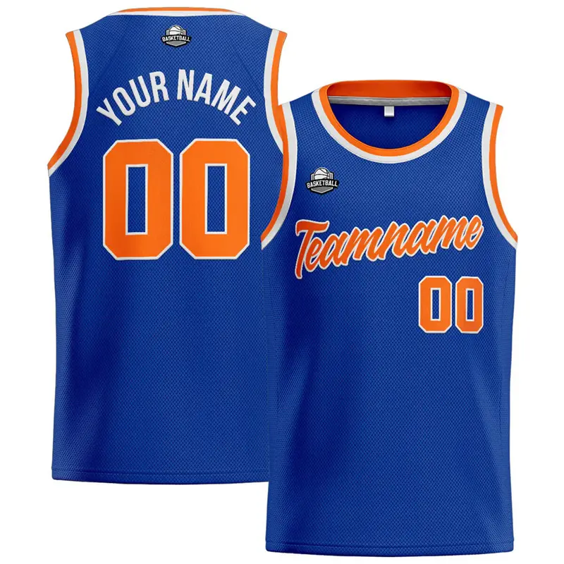 Blue Custom Basketball Vest For Men Children Personality Street Outdoor Sport Breathable Sleeveless T-shirt Customized Tank Top