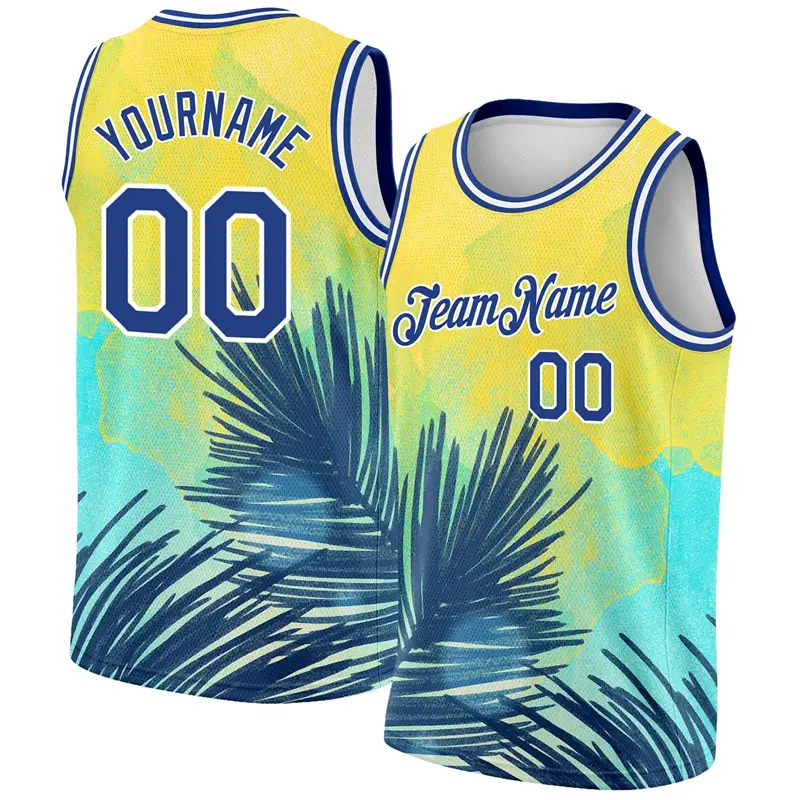 Hawaiian Plant 3D Print Tank Top For Men Summer Cool Casual Loose Sleeveless T-shirt Personality Custom Name Number Vest Gym