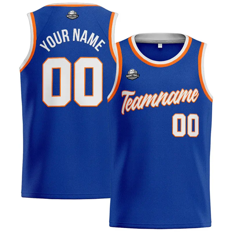 Blue Custom Basketball Vest For Men Children Personality Street Outdoor Sport Breathable Sleeveless T-shirt Customized Tank Top