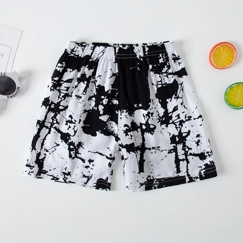 Men Personality Graffiti Painting 3D Print Beach Shorts Oversized Street Harajuku Board Short Anime Cartoon Bear Cute Swim Trunk