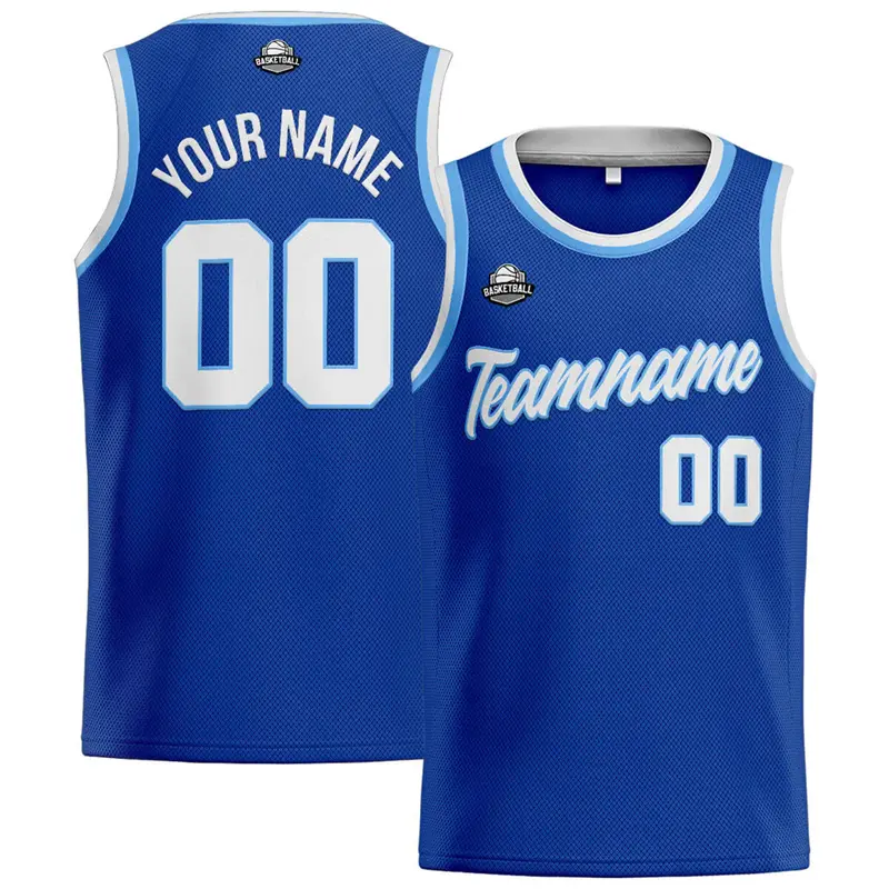 Blue Custom Basketball Vest For Men Children Personality Street Outdoor Sport Breathable Sleeveless T-shirt Customized Tank Top