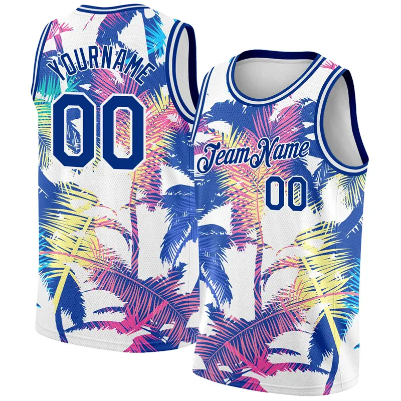 Hawaiian Plant 3D Print Tank Top For Men Summer Cool Casual Loose Sleeveless T-shirt Personality Custom Name Number Vest Gym