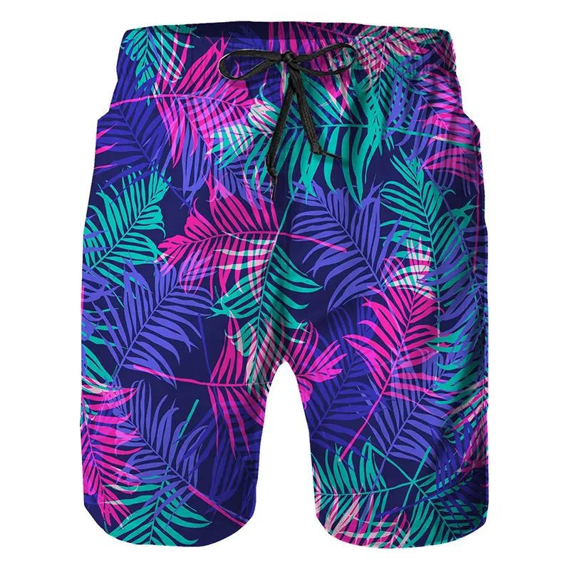 Summer Funny Cartoon Beer Graphic Beach Short For Men America Flag 3D Print Swim Trunks Summer Beach Hawaiian Fashion Shorts