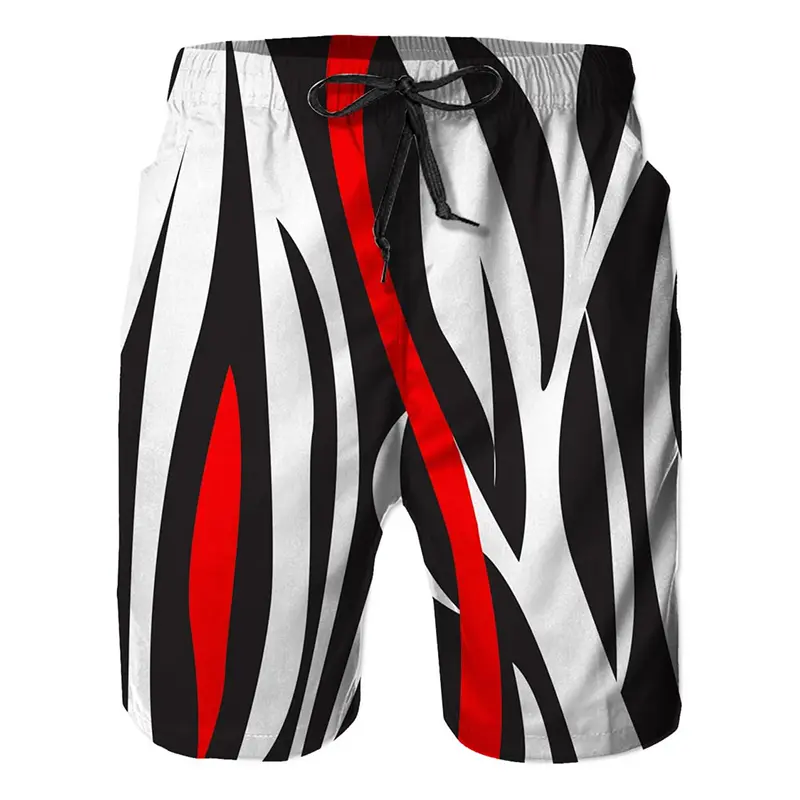 Summer Funny Cartoon Beer Graphic Beach Short For Men America Flag 3D Print Swim Trunks Summer Beach Hawaiian Fashion Shorts
