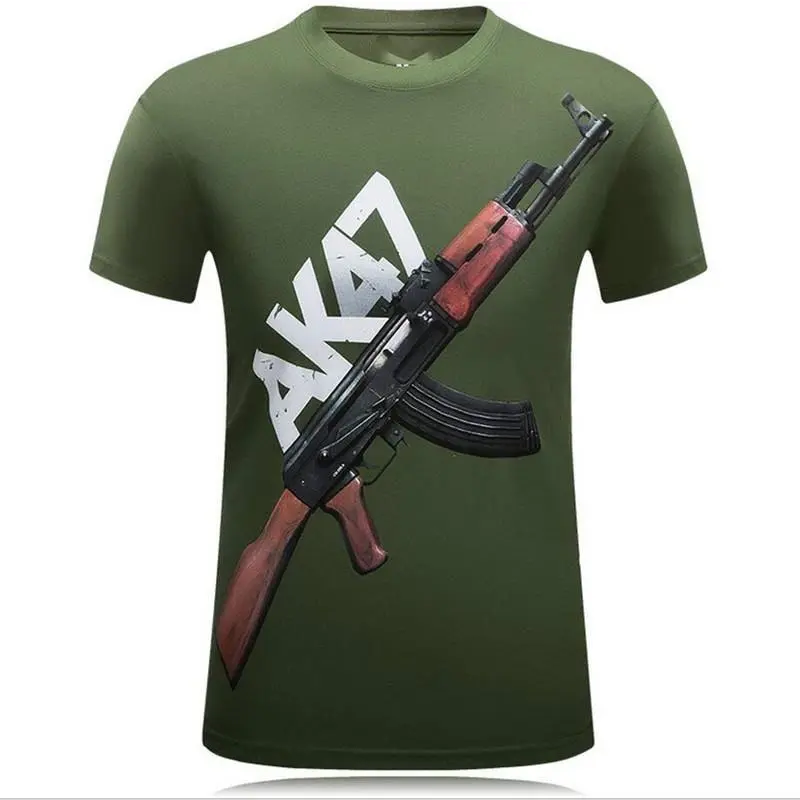 Tough Guy Style 3D Print T-shirt Men Clothing Personality Street Short Sleeve T Shirts Harajuku Fashion Popular Hip Hop Tee Top