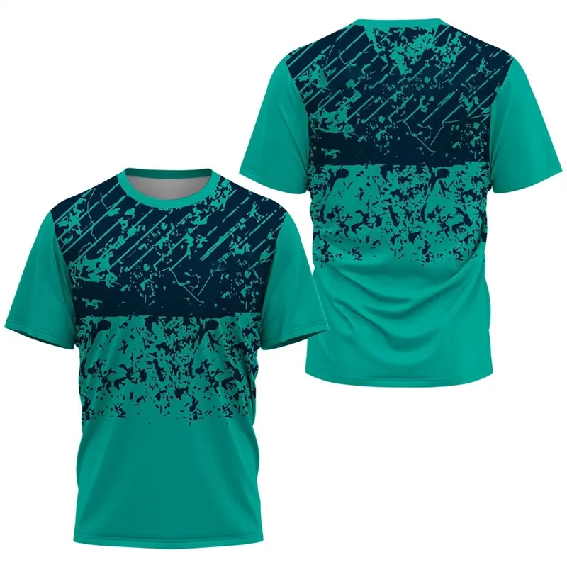 Fashion Football Jersey For Men Stripe Print Graphic Custom Number Personality Sport Loose T-shirt Summer Outdoor Breathable Top