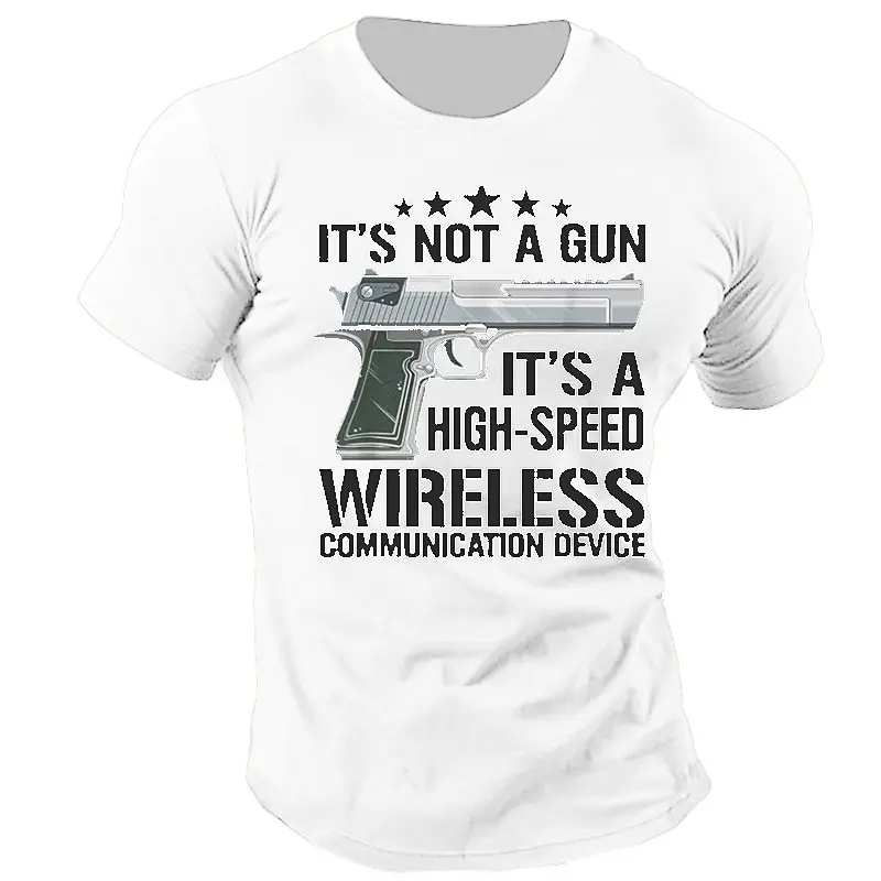 Humour Text Print Men's T-shirt Hip Hop Street Short Sleeve Round Neck Funny T Shirts Casual Fashion Summer Basketball Men Tee