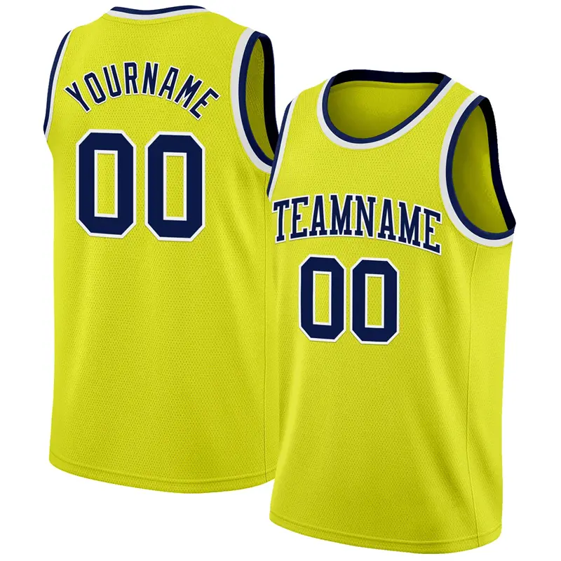 3D Print Fluorescent Yellow Sleeveless T-shirt For Men Breathable Loose Basketball Vest Customized Name Number Personality Tank