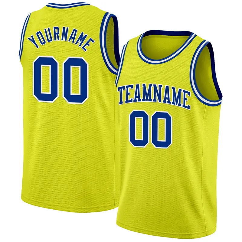 3D Print Fluorescent Yellow Sleeveless T-shirt For Men Breathable Loose Basketball Vest Customized Name Number Personality Tank