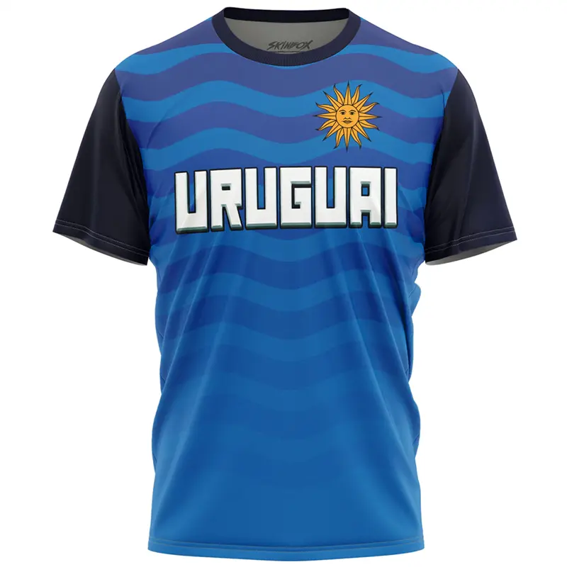 Cuba Brazil Flag Graphic Football T-shirt For Men Outdoor Sport Quick Dry Sport T Shirts Summer Fashion Street Casual Tee Top